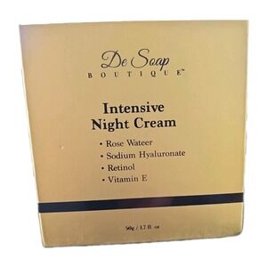 De Soap Boutique Intensive Night Cream 50g/1.7‎ fl oz Retinol Vitamin E